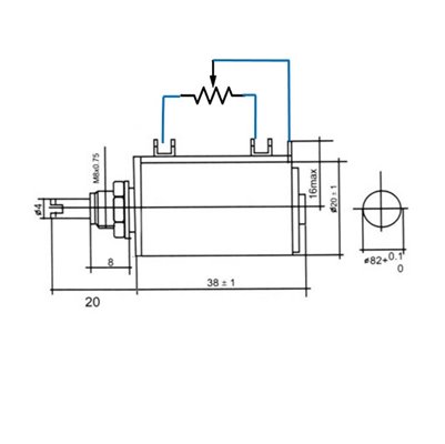 Pot. wieloobrotowy     470R, WXD3-13-20-471