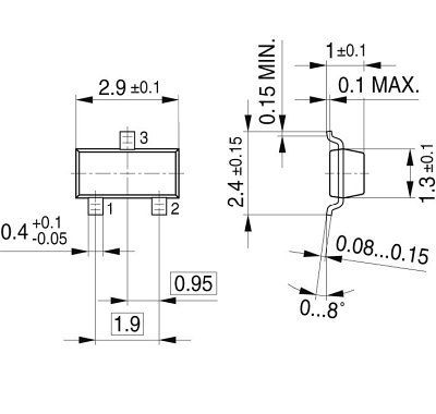 MMBTA42 1D NPN, LGE opakowanie