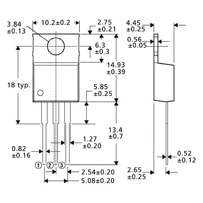 LM217T liniowy regulowany 1,2÷37V