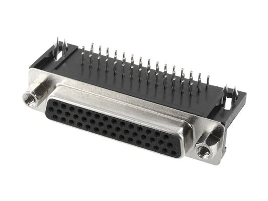 Gniazdo D-Sub 44pHD kątowe do druku