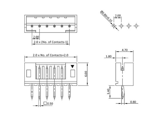 CSV10G2 wtyk prostuy 1* 10p RM2,00 op 100szt