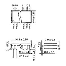 HEF4538BT 2-ch multiwibrator monostabilny SO16