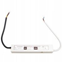 Zasilacz impulsowy 12V,  1,67A, IP67, LED