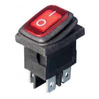 RS601D2K-NLB RED przełącznik klawiszowy