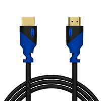 HDMI-HDMI BLUE  3.0m, PROSTY; 4K; 2.0