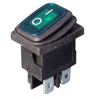 RS601D2K-NLB Green przełącznik klawiszowy