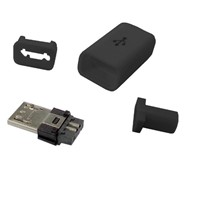 USB micro wtyk na kabel, czarny