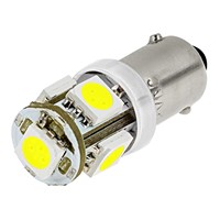 ŻARÓWKA LED 12V BA9S 0.7W BIAŁA