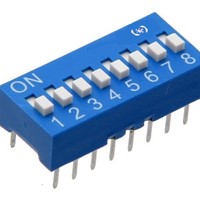 DIP Switch  8-torowy, RM2.54, VDG/S