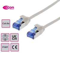 Patch cable U/FTP Cat.6a extra slim 10m-GR