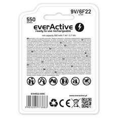 6F22/9V Li-ion 550 bateria litowa