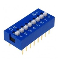 DIP Switch  8-torowy, RM2.54, CWT