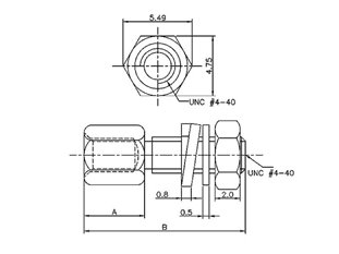 Dystans SK2L z gwintem calowym -opak.
